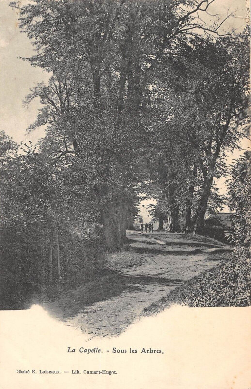 Carte postale ancienne La Capelle Sous Les Arbres à La Capelle