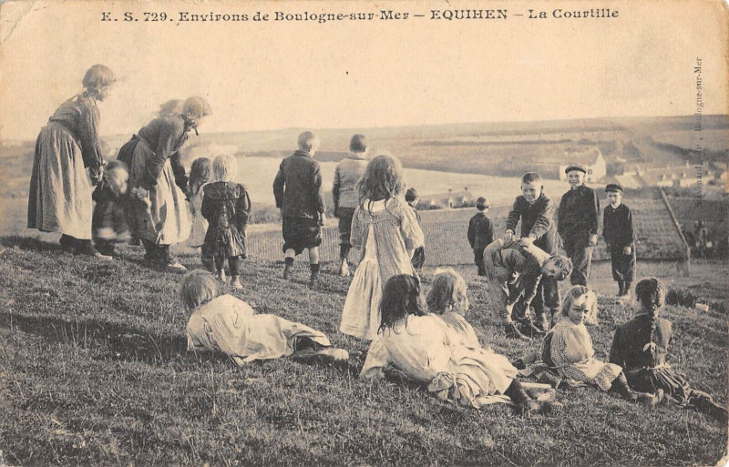 Carte postale ancienne Equihen La Courtille