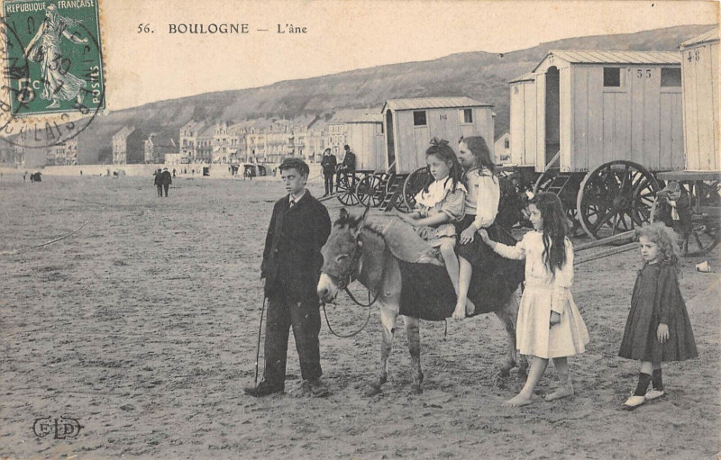 Carte postale ancienne Boulogne L'Ane