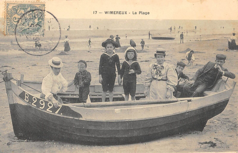 Carte postale ancienne Wimereux La Plage à Wimereux