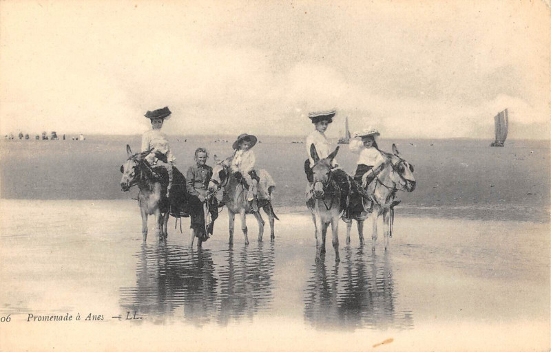 Carte postale ancienne Promenade A Anes