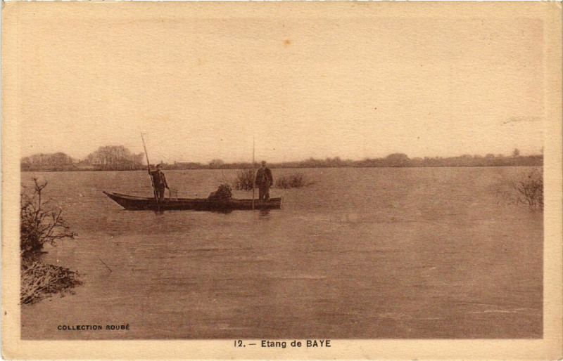 Carte postale ancienne Etang de Baye