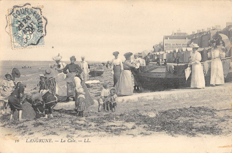 Carte postale ancienne Langrune La Cale