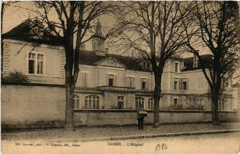 Carte postale ancienne Cosne - L'Hopital