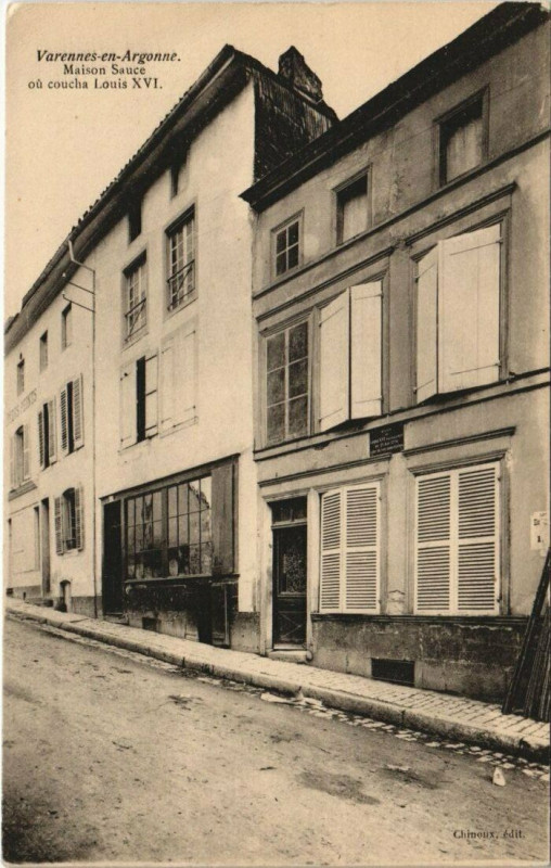 Carte postale ancienne Varennes-en-Argonne Maison Sauce à Varennes-en-Argonne