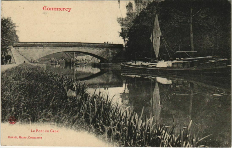 Carte postale ancienne Commercy La Pont du Canal à Commercy