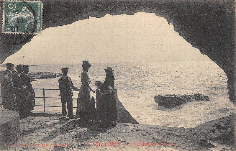 Carte postale ancienne Biarritz La Chambre à Biarritz