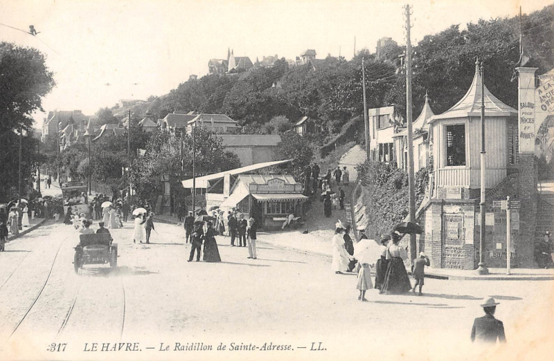 Carte postale ancienne Le Havre Le Raidillon De Sainte Adresse au Havre