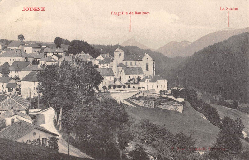 Carte postale ancienne Jougne à Jougne