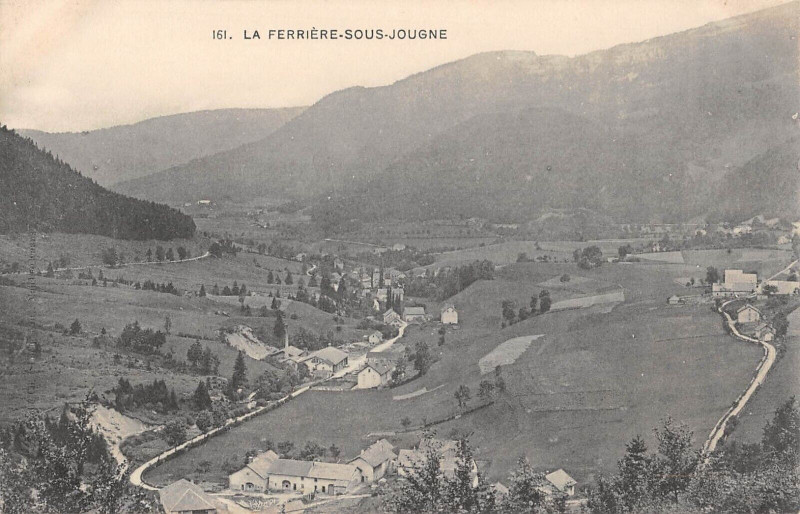 Carte postale ancienne La Ferriere Sous Jougne à Jougne