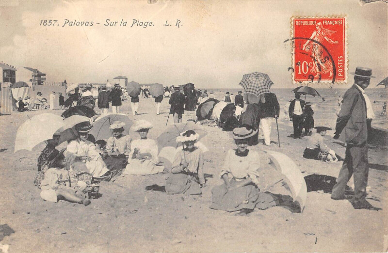 Carte postale ancienne Palavas Sur La Plage