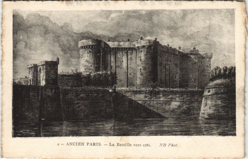 Carte postale ancienne Ancien Paris La Bastille