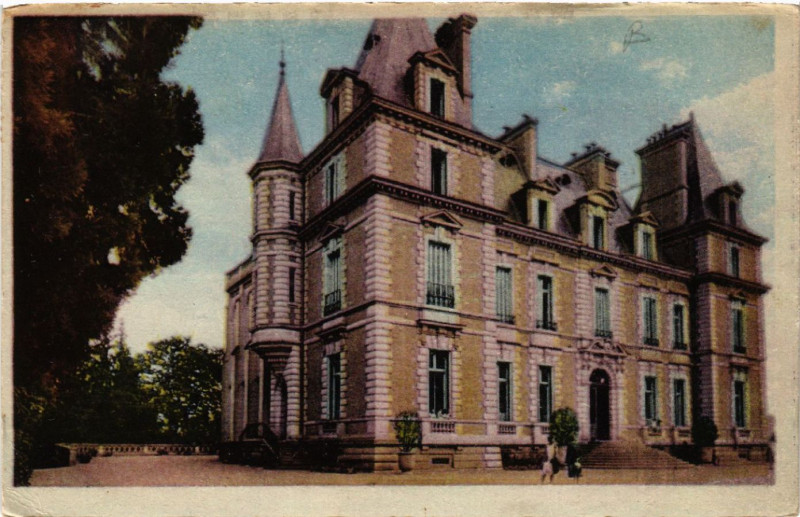 Carte postale ancienne Les Halles Le Chateau aux Halles