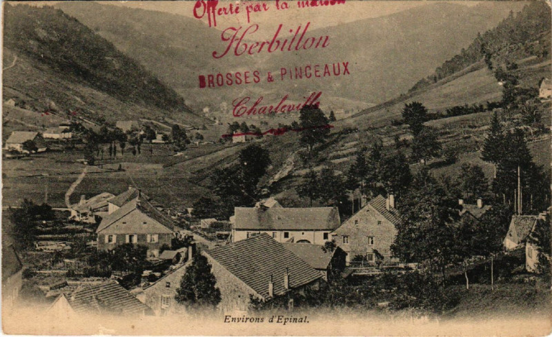 Carte postale ancienne Env. d'Epinal à Épinal