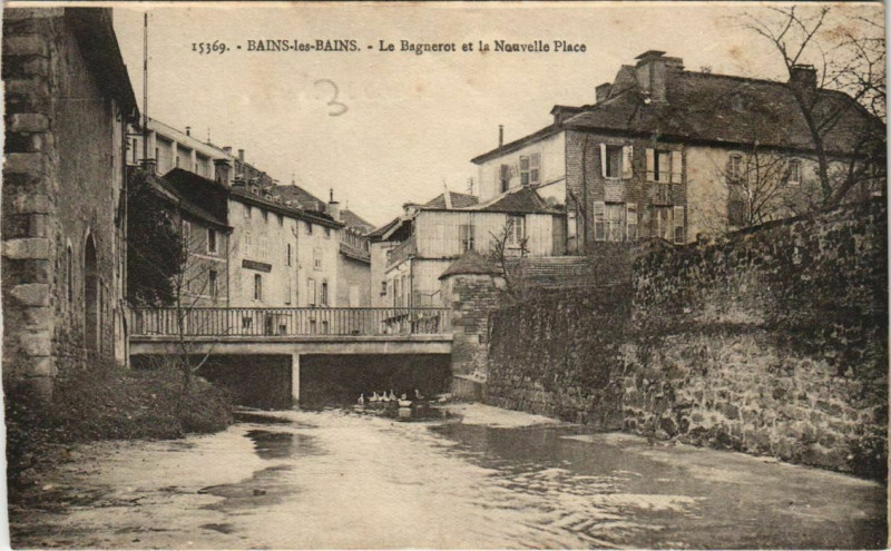 Carte postale ancienne Bains-les-Bains - Le Bagnerot