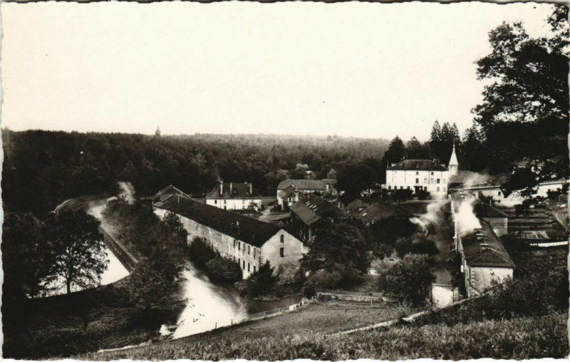 Carte postale ancienne Bains-les-Bains - La Manufacture