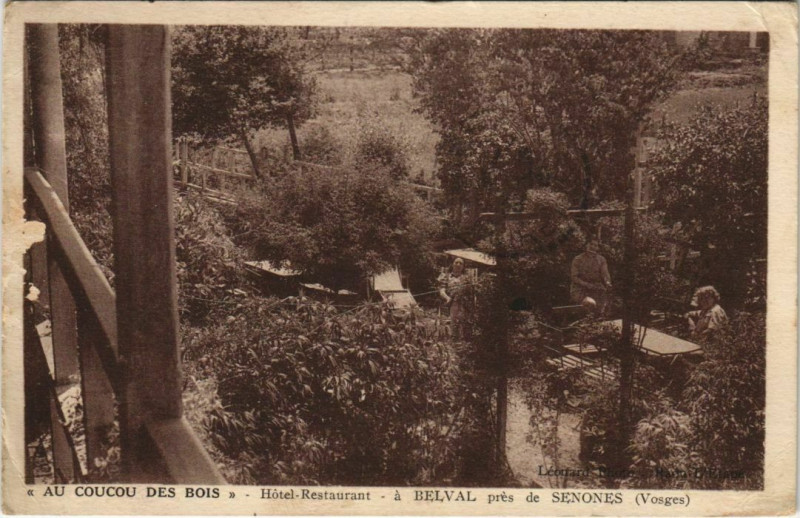 Carte postale ancienne Au Coucou des Bois - Hotel Restaurant