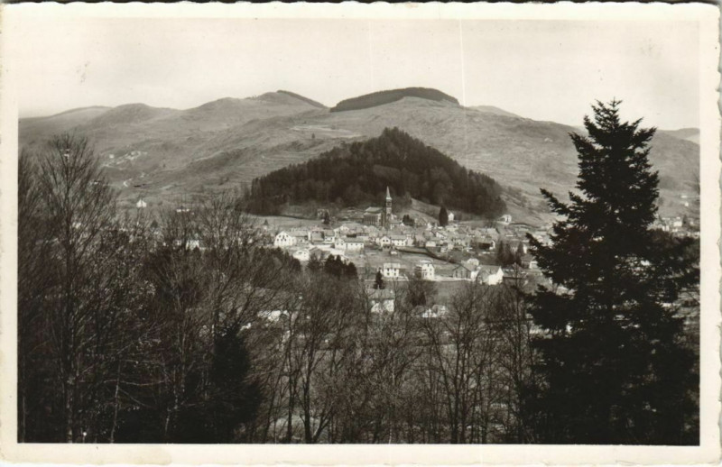 Carte postale ancienne Le Thillot - Le Thillot dans son nid au Thillot
