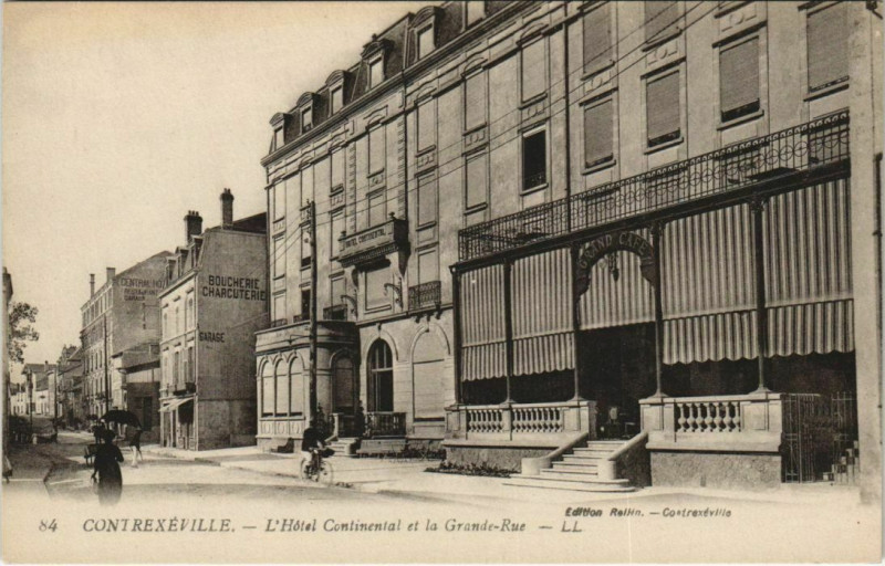 Carte postale ancienne Contrexeville - L'Hotel continental à Contrexéville
