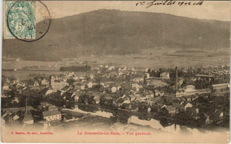 Carte postale ancienne La neuville-les-Vue générale