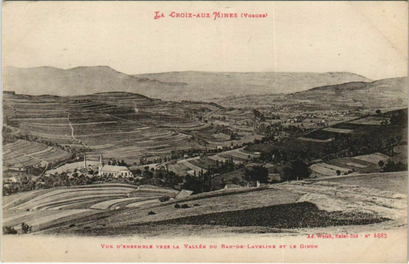 Carte postale ancienne La croix aux mines à La Croix-aux-Mines