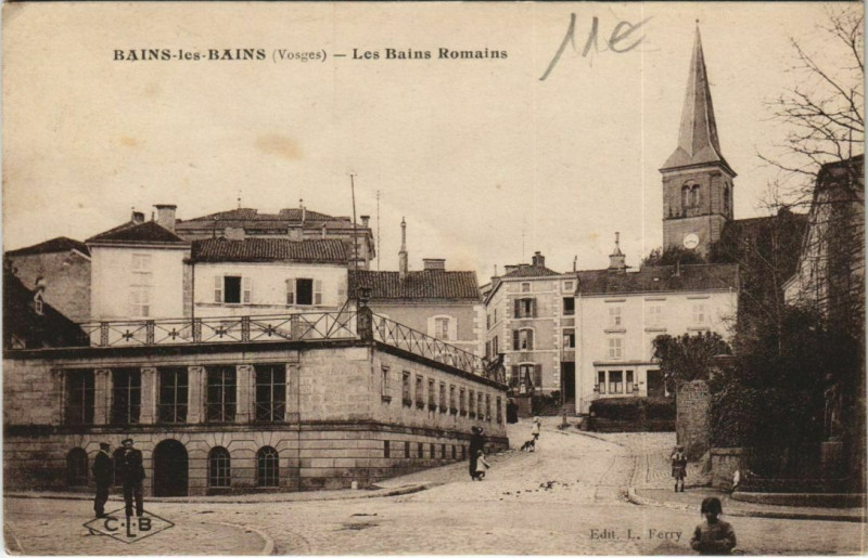 Carte postale ancienne Bains-les-Bains-les-Bains romains