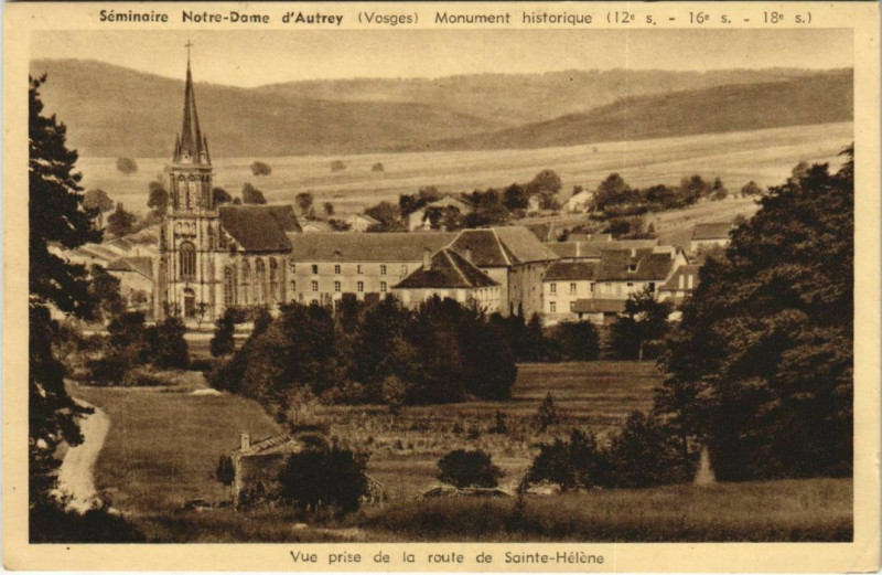 Carte postale ancienne Vue prise de la route de Sainte-helene