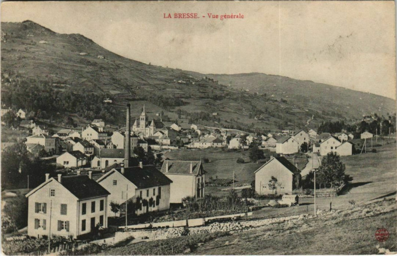 Carte postale ancienne La Bresse - Vue générale à La Bresse
