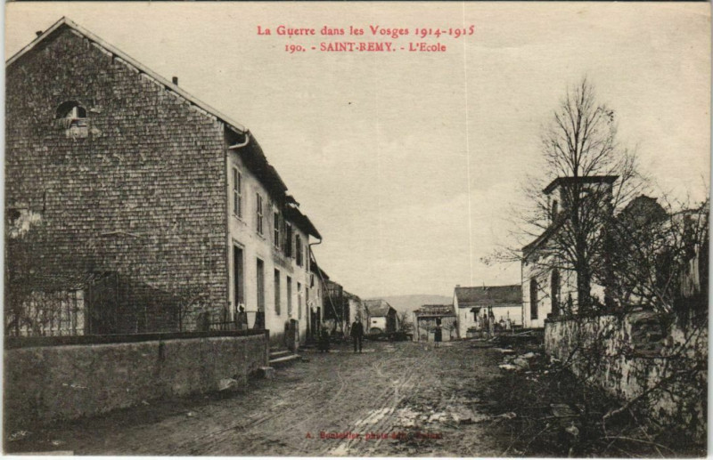 Carte postale ancienne Saint-remy - L'Ecole