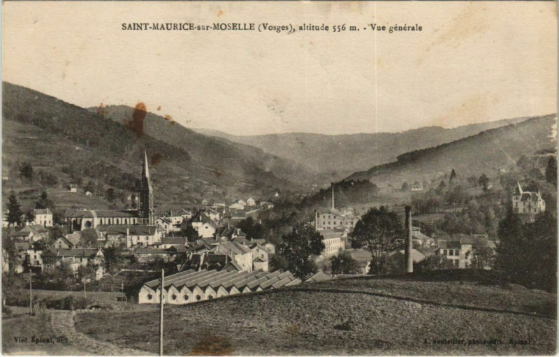 Carte postale ancienne Saint-Maurice - Vue générale