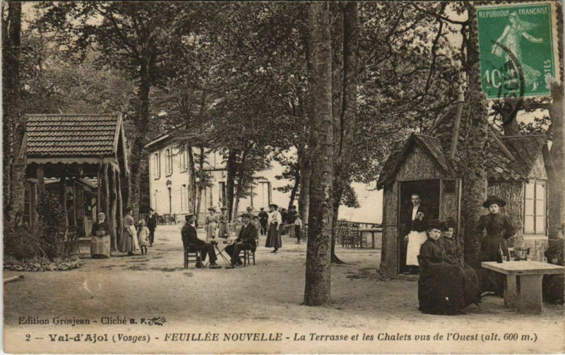 Carte postale ancienne Val-d'Ajol - Feuillee Nouvelle