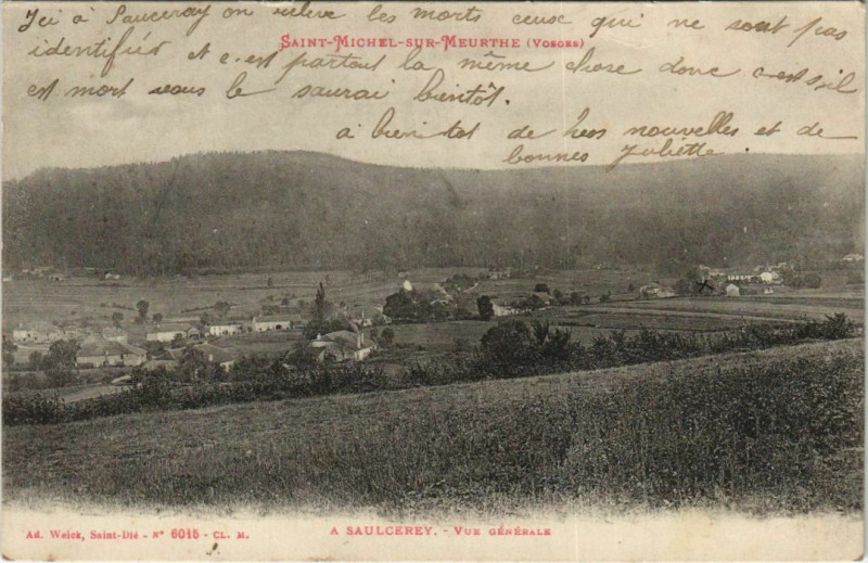 Carte postale ancienne Saint-Michel-sur-Meurthe