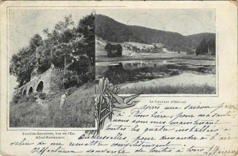 Carte postale ancienne Le couvent d'herival