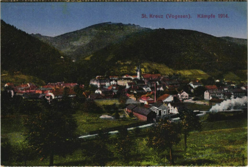 Carte postale ancienne Saint-kreuz - kampfe