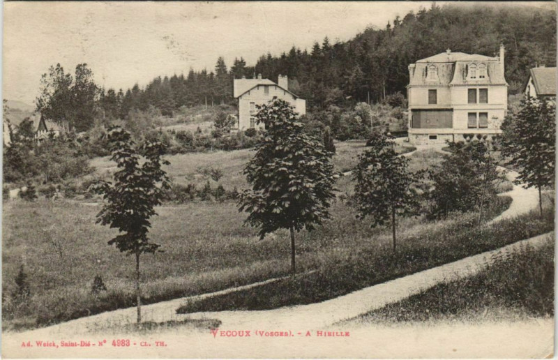 Carte postale ancienne Vecoux - A hieille à Vecoux