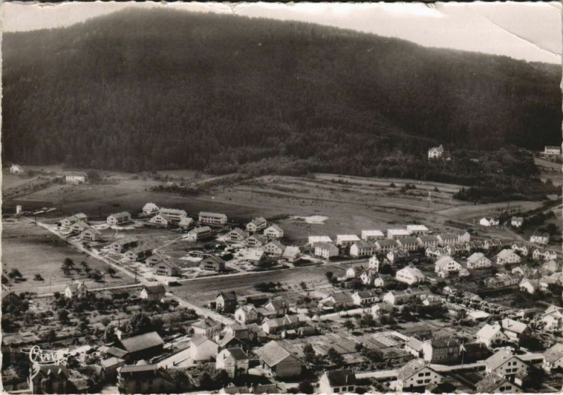 Carte postale ancienne Raon-l'Etape - Vue aérienne