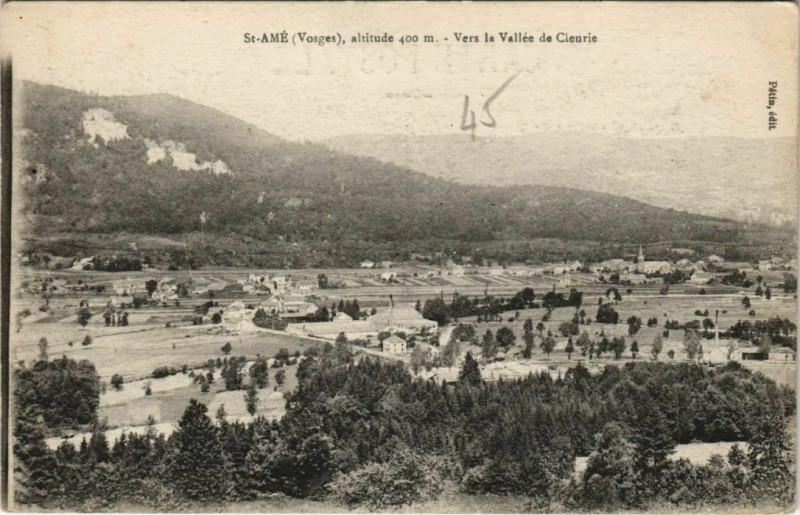 Carte postale ancienne Saint-Ame - Vers le Valléee de