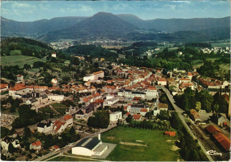 Carte postale ancienne Senones - Vue générale à Senones