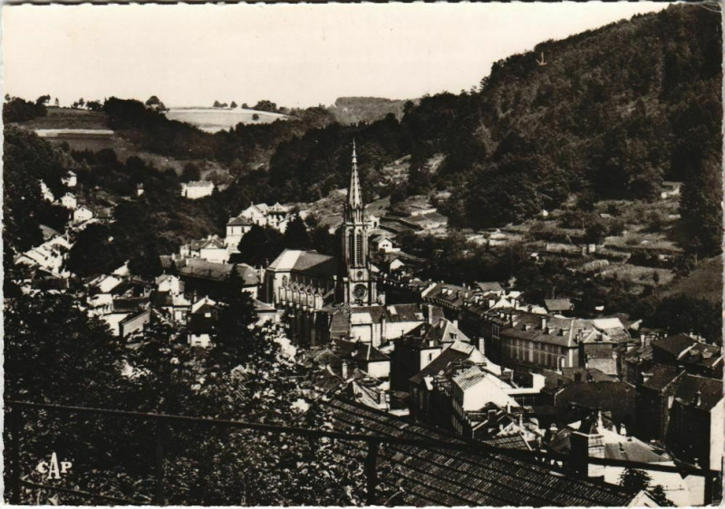 Carte postale ancienne Plombieres-les-Bains - Vue générale à Plombières-les-Bains