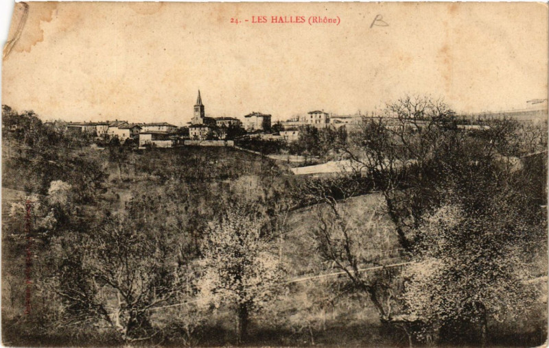Carte postale ancienne Les Halles aux Halles