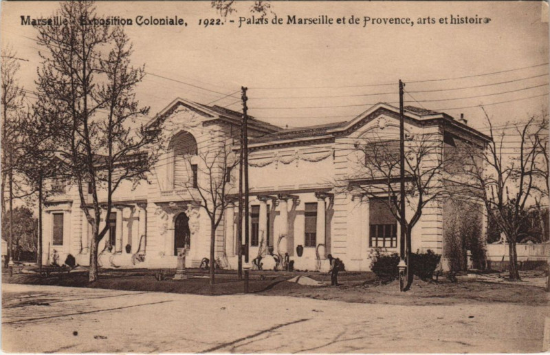 Carte postale ancienne Marseille - Palais de Marseille à Marseille