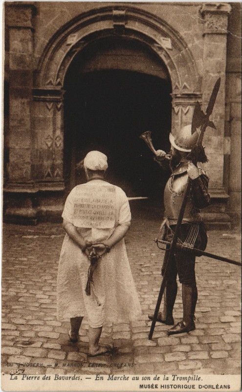 Carte postale ancienne Orleans - En Marché au son de la à Orléans