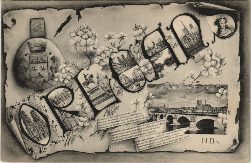 Carte postale ancienne Orleans.