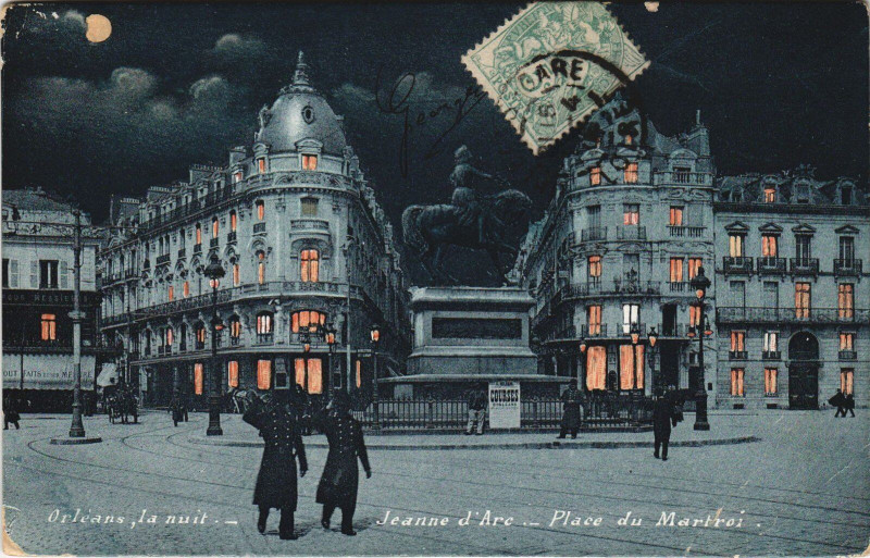 Carte postale ancienne Orleans - Jeanne d 'arc à Orléans