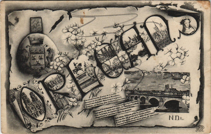 Carte postale ancienne Orleans -