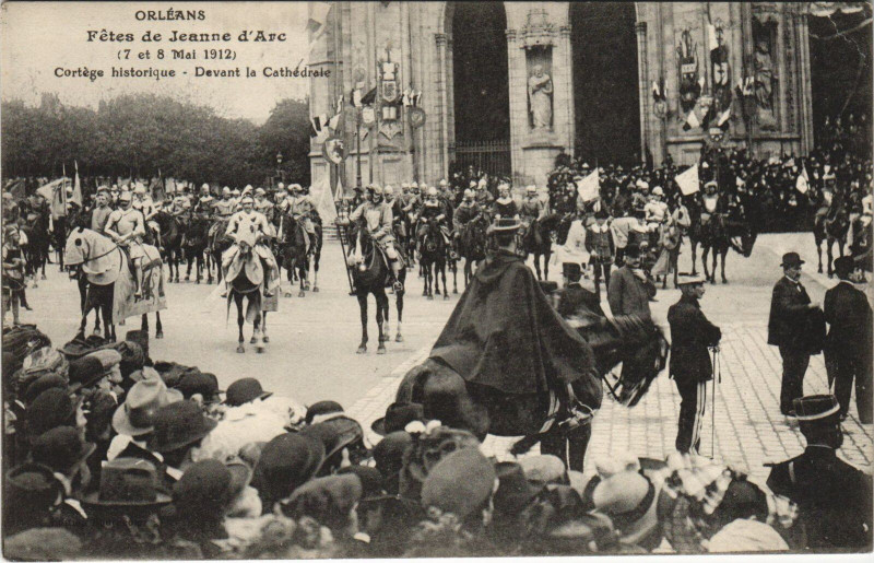 Carte postale ancienne Orleans - fetes de jeanne à Orléans