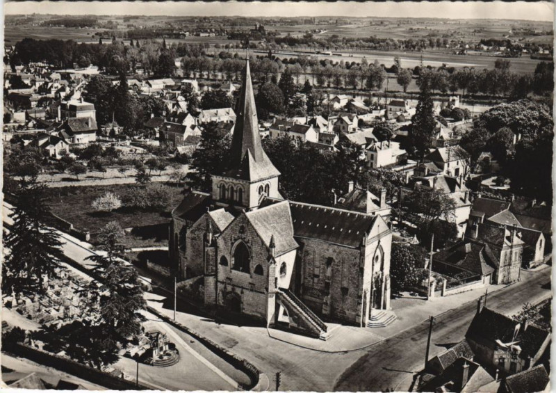 Carte postale ancienne Montrichard Eglise de Nanteuil