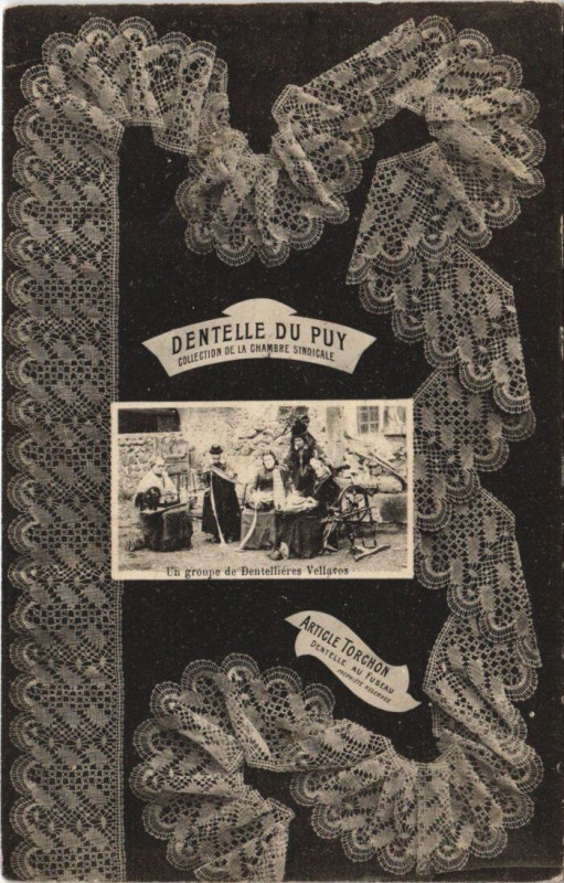 Carte postale ancienne Dentelle du Puy