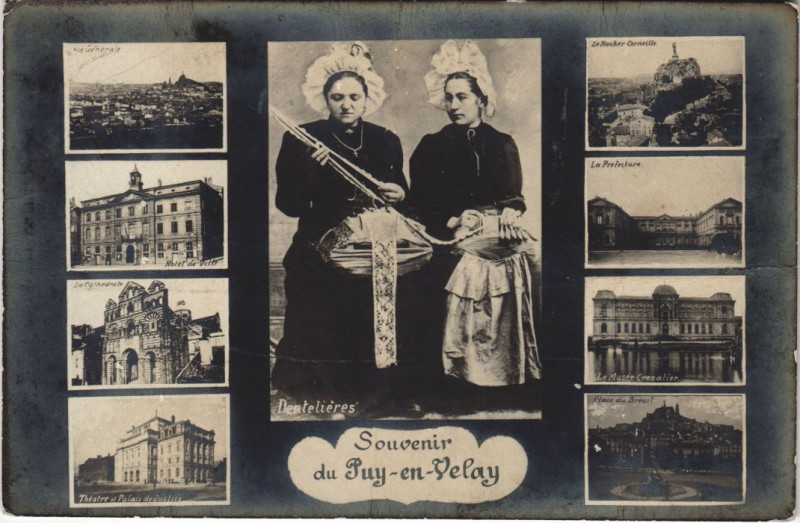 Carte postale ancienne Souvenir du Puy en Velay