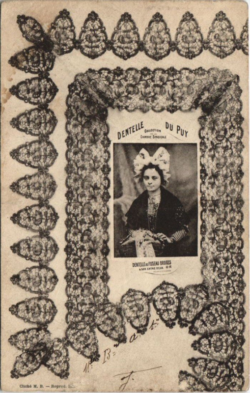 Carte postale ancienne Le Puy - Dentelle